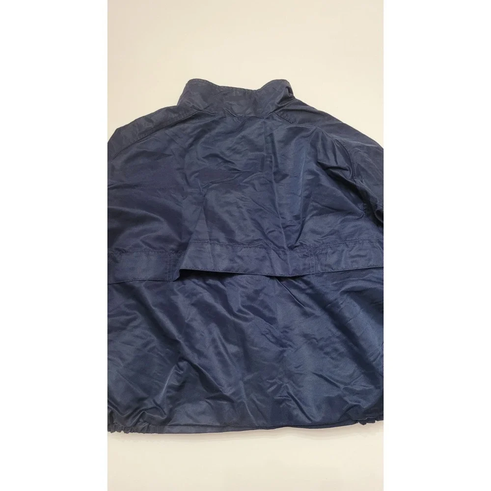 Vintage 90s Nike Full Zip‎ Windbreaker Jacket Red Blue Embroidered Logo Men M